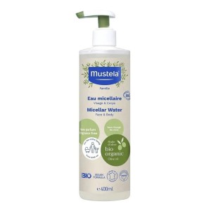 Mustela Organic Micellar Water Μικκυλιακό Νερό Καθαρισμού με Βιολογικό Ελαιόλαδο, 400ml