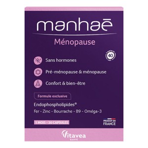 Manhae Menopause Συμπλήρωμα Διατροφής για την Εμμηνόπαυση, 30κάψουλες