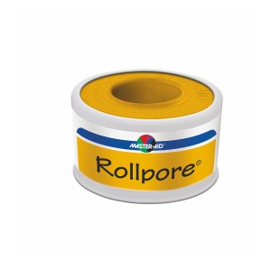Master-Aid Rollpore Υφασμάτινη Non Woven Επιδεσμική Ταινία, 1.25cmx5m