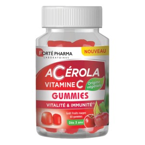 Forte Pharma Acerola για την Ενίσχυση του Ανοσοποιητικού, 60 Ζελεδάκια