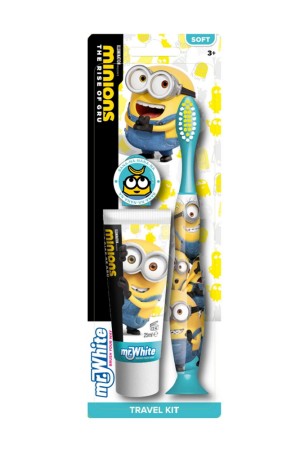 Minios Travel Kit Παιδική Οδοντόβουρτσα & Οδοντόκρεμα, 25ml