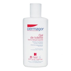 Inpa Dermagor Gel De Toilette Ήπιο Καθαριστικό Gel για Ξηρά και Άτονα δέρματα, με Φυτικά Εκχυλίσματα, 200ml