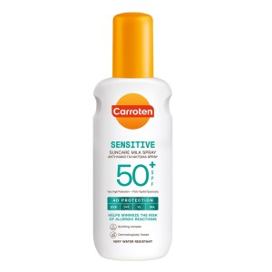 Carroten Αντηλιακό Γαλάκτωμα Spray Sensitive SPF50+, 200ml
