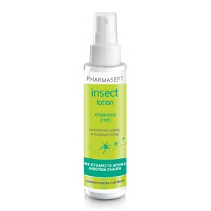 Pharmasept Insect Lotion Απωθητικό Σπρέι για Κουνούπια, Σκνίπες & το Κουνούπι Τίγρης, 100ml