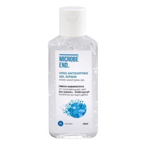 Medisei Microbe End Hand Gel Αντισηπτικό Χεριών, 75ml