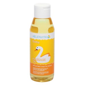 Helenvita Baby Massage Oil Ενυδατικό Βρεφικό Λάδι για Μασάζ, 110ml