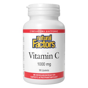 Natural Factors Vitamin C Βιταμίνη C 1000 mg, 90 ταμπλέτες