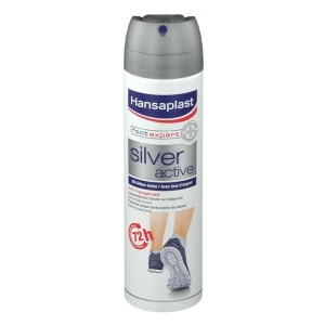 Hansaplast Silver Active Αντιιδρωτικό Spray Ποδιών με 72 Ώρες Δράση, 150ml 