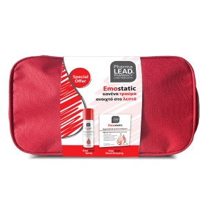 Pharmalead Emostatic Duo First Aid Kit με Αιμοστατικό Σπρέι 60ml & Αιμοστατικά Ρινικά Επιθέματα 2τμχ, 1σετ