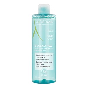 A-Derma Biology AC Νερό Καθαρισμού & Ντεμακιγιάζ με Μικκύλια, 400ml