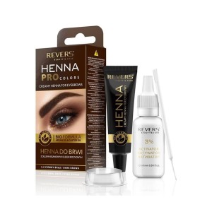 Revers Henna Pro Φρυδιών Σκούρο Καφέ, 15ml