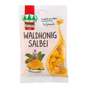 Kaiser Waldhonig Salbei Καραμέλες για τον Βήχα με Μέλι & Φασκόμηλο, 90g