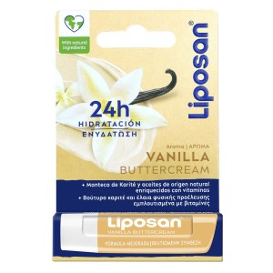 Liposan Lip Balm Ενυδατικό Balm για τα Χείλη με Άρωμα Βανίλιας, 4.8gr