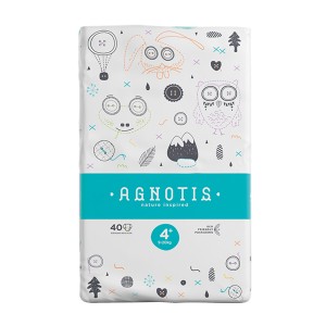Agnotis Πάνες με Αυτοκόλλητο Baby Eco No.4+ για 9-20kg, 40τμχ