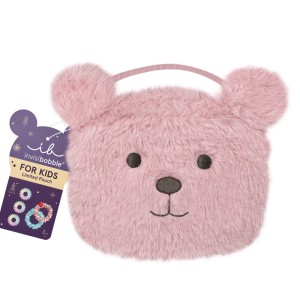  Invisibobble Kids Gift Set Limited Teddy Pouch Χνουδωτό Τσαντάκι, 1σετ