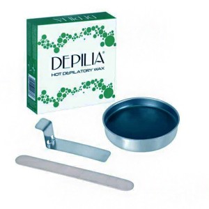 Depilia Κερί Αποτρίχωσης Τηγανάκι Αζουλένιο, 100ml