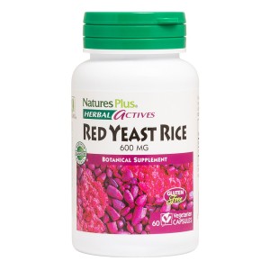 Natures Plus Red Yeast Rice 1200 mg Συμπλήρωμα από Εκχύλισμα Κόκκινης Μαγιάς, 60caps