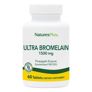 Natures Plus Ultra Bromelain 1500 mg Συμπλήρωμα Διατροφής Βρομελίνης, 60 tabs