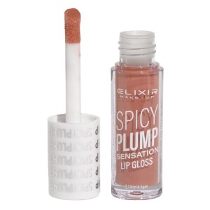 Elixir Spicy Plump Lipgloss 402 Μπεζ Καφέ, 4.5g