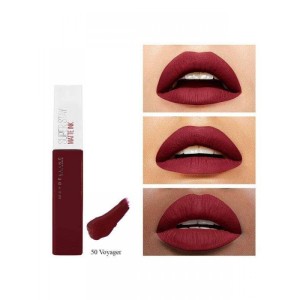 Maybelline Superstay Matte Ink Liquid Lipstick Ματ Κραγιόν 50 Voyager, 5ml