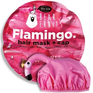Bear Fruits Flamingo Μάσκα Μαλλιών για Μαλακά & Απαλά Μαλλιά, 20ml & Σκουφάκι Φλαμίνγκο, 1τμχ