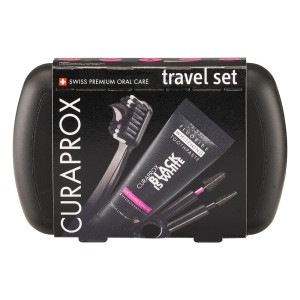 Curaprox Travel Set Black is White, 1σετ