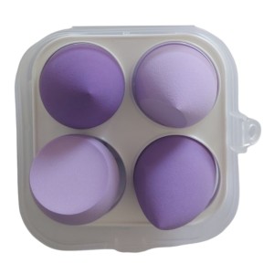 Ro-Ro Accessories Blending Eggs SP189 Σφουγγαράκια για την Eφαρμογή της Yγρής βάσης μακιγιάζ Μοβ, 4τμχ