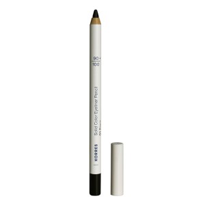 Korres Solid Color Eyeliner Pencil Μολύβι Ματιών 01 Black, 1.2g