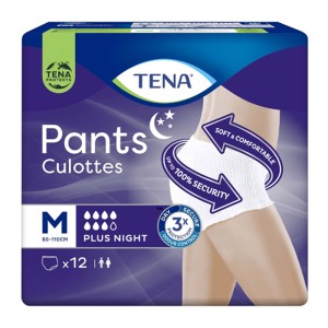 Tena Plus Night Εσώρουχα Ακράτειας Medium, 12τμχ