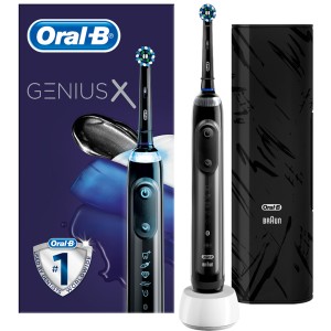 Oral-B Genius X 10000 Special Edition Midnight Black AI Επαναφορτιζόμενη Ηλεκτρική Οδοντόβουρτσα