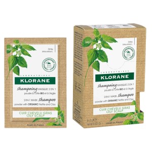 Klorane Ortie Σαμπουάν Mάσκα 2 σε 1 για Λιπαρά Μαλλιά με Τσουκνίδα, 24gr