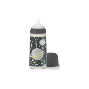 Suavinex Space Θηλή Σιλικόνης 6m+ Grey 360ml