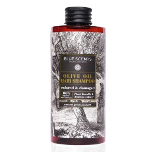 Blue Scents Olive Oil Hair Shampoo Βαμμένα & Ταλαιπωρημένα Μαλλιά, 300ml