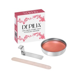 Depilia Κερί Αποτρίχωσης Τηγανάκι Τιτάνιο, 100ml