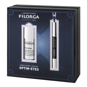 Filorga Optim-Eyes X-MAS Promo Optim-Eyes Κρέμα Ματιών με Τριπλή Δράση, 15ml & Δώρο Nutri Filler Lips Eνυδατικό Βάλσαμο Χειλιών, 4ml, 1σετ