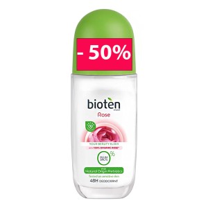 Bioten Promo -50% Rollon Rose, 50ml 