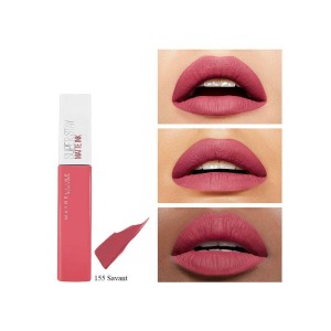 Maybelline Superstay Matte Ink Liquid Lipstick Ματ Κραγιόν 155 Savant, 5ml