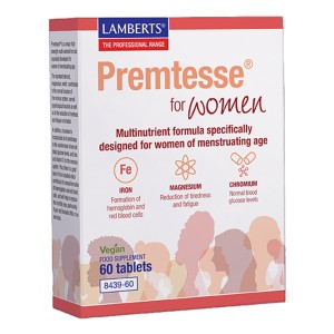 Lamberts Premtesse For Women Συμπλήρωμα Για Γυναίκες Αναπαραγωγικής Ηλικίας, 60 ταμπλέτες