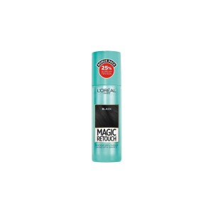 Loreal Promo Magic Retouch Spray Κάλυψη Λευκών Ριζών 01 Μαύρο 25% Δωρεάν Προιόν, 100ml