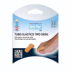 Herbi Feet Κλειστός Ελαστικός Σωλήνας Δακτύλου Με Gel HF 6050, 1 τμχ