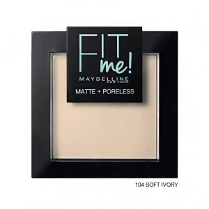 Maybelline Fit me Matte & Poreless Pressed Powder Πούδρα 104 Soft Ivory, 8.2gr
