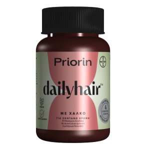 Priorin Dailyhair Gummies με Χαλκό για Ζωντανό Χρώμα με Γεύση Φράουλα, 30 Μασώμενα Ζελεδάκια