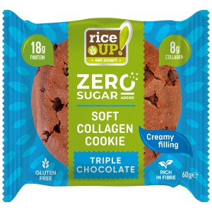 RICE UP ΜΠΙΣΚΟΤΟ ΜΕ ΚΟΛΛΑΓΟΝΟ 60gr. - (ΤΡΙΠΛΗ ΣΟΚΟΛΑΤΑ)