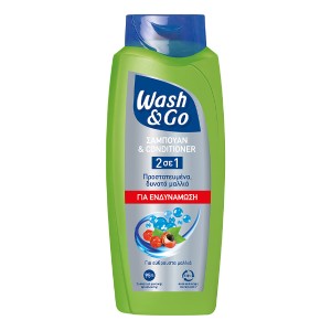WASH & GO SHAMPOO 650ml - (2 IN 1 FORTFYING)