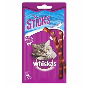 WHISKAS ΓΑΤΟΤΡΟΦΗ STICKS 18gr. - (ΣΟΛΟΜΟΣ)