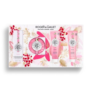 Roger & Gallet Promo X-mas Set Rose με Eau Parfumee Άρωμα, 30ml & Αρωματικό Σαπούνι, 100g & Shower Gel, 50ml & Body Lotion, 50ml