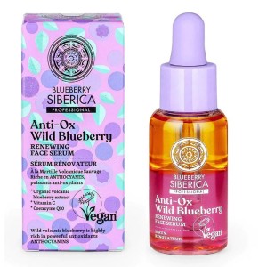 Natura Siberica Anti-Ox Wild Blueberry Renewing Face Serum Ορός Ανανέωσης με Άγρια Μύρτιλλα, 30ml