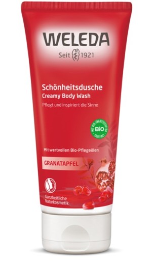 Weleda Inspire Pomegranate Creamy Body Wash Ενυδατικό Αφρόλουτρο Ρόδι, 200ml