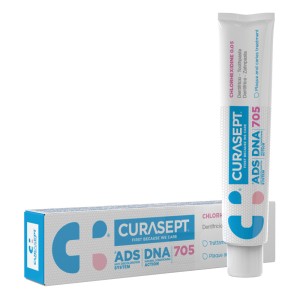 Curasept ADS® DNA 705 Οδοντόπαστα Gel 0,05% CHX για την Καθημερινή Προστασία των Δοντιών και των Ούλων, 75ml