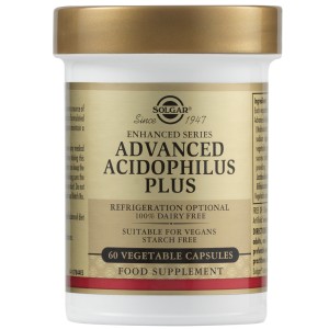 Solgar Advanced 40+ Acidophilus Προβιοτική Φόρμουλα για την Αποκατάσταση της Εντερικής Χλωρίδας, 60 veg.caps